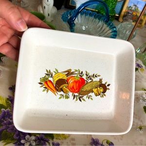 Vintage gratin casserole dish